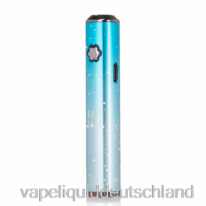 Dazzleaf Squarii Bottom Twist 510 Batterie Sky Blue Splatter Vape Deutschland